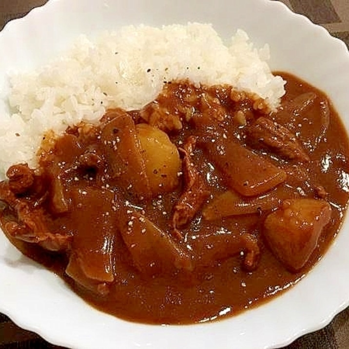 赤身の牛すじカレー